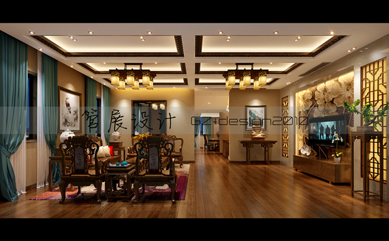 圆圈立体大理石浮雕背景墙(图1)