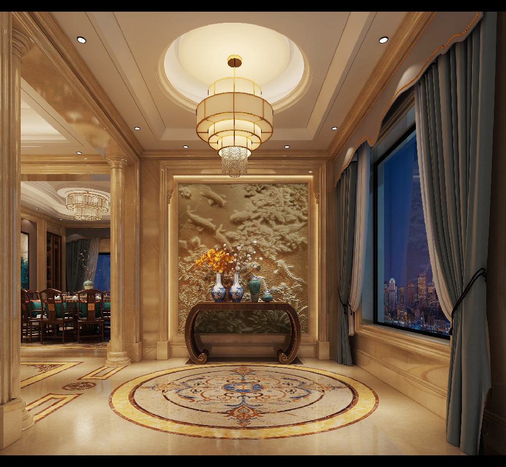 外墙石材浮雕设计 宗祠青石壁画雕刻 美轮美奂(图1)